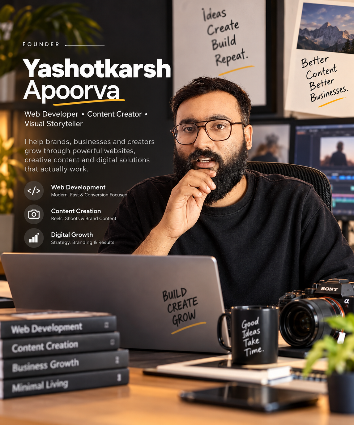 Yashotkarsh Apoorva — Founder & Full Stack Developer at YNS Web Studio